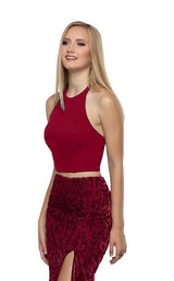 Zoey Grey 31312 Burgundy