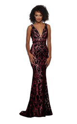 Zoey Grey 31313 Burgundy/Nude