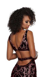 Zoey Grey 31313 Burgundy/Nude