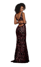 Zoey Grey 31313 Burgundy/Nude