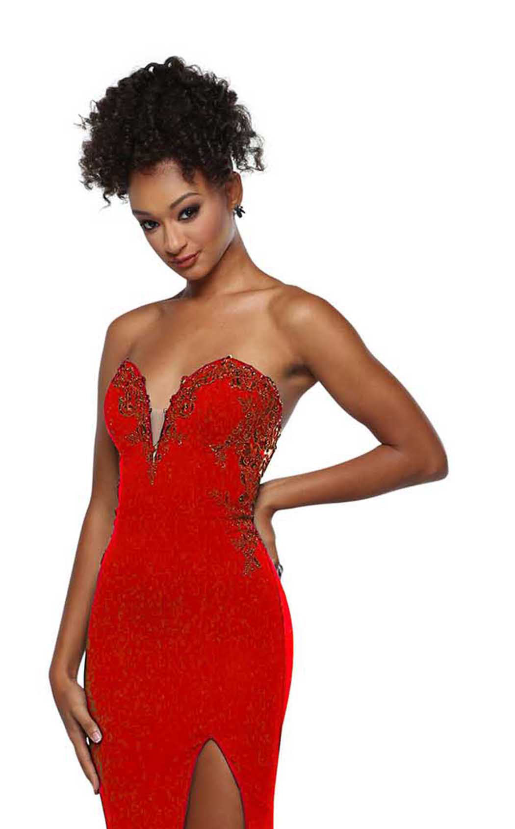 Zoey Grey 31317 Red
