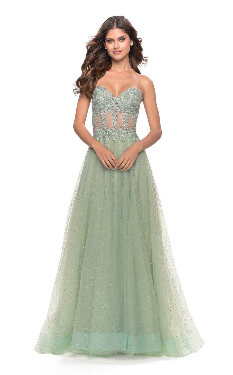 la femme green prom dress La Femme 32445 Dress | La Femme Dresses