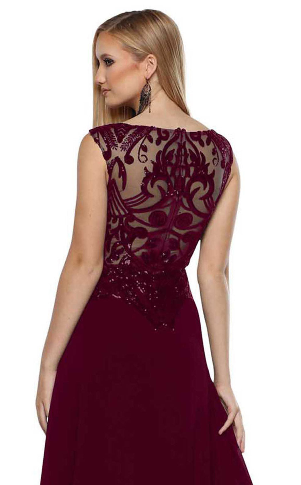 Zoey Grey 31405 Burgundy