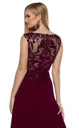 Zoey Grey 31405 Burgundy