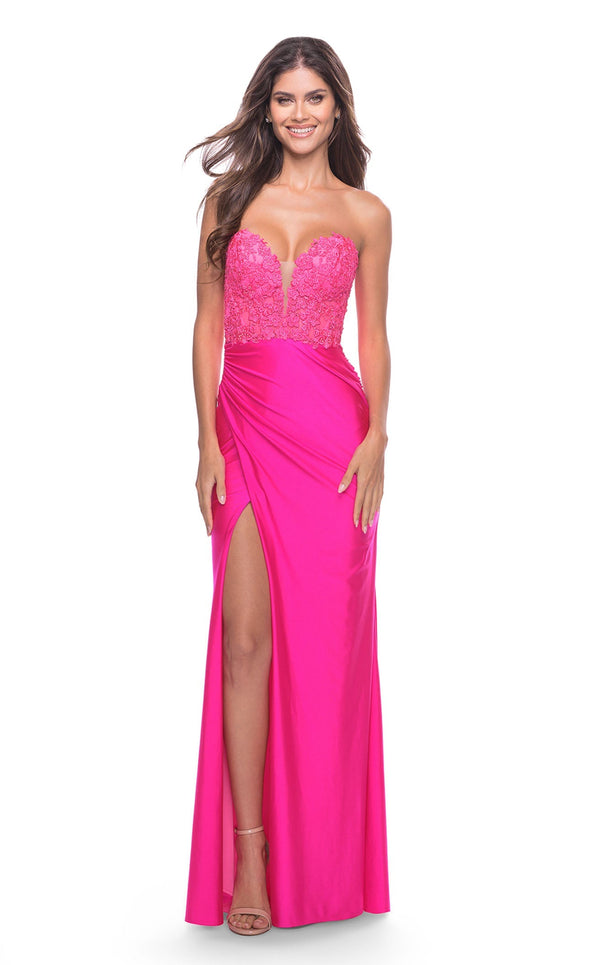 La Femme 31411 Neon Pink