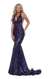 Zoey Grey 31439 Navy-Purple