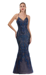 Nina Canacci 3164 Navy/Nude