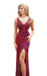 Primavera Couture 3208 Red-Plum