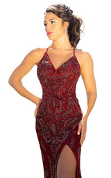 Primavera Couture 3233 Burgundy