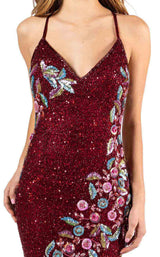 Primavera Couture 3243 Burgundy-Multi