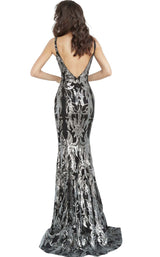 Jovani 3263 Black/Gunmetal