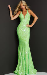 Jovani 3263 Neon Green