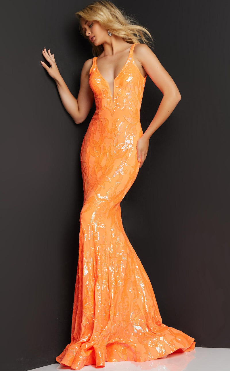 Jovani 3263 Orange