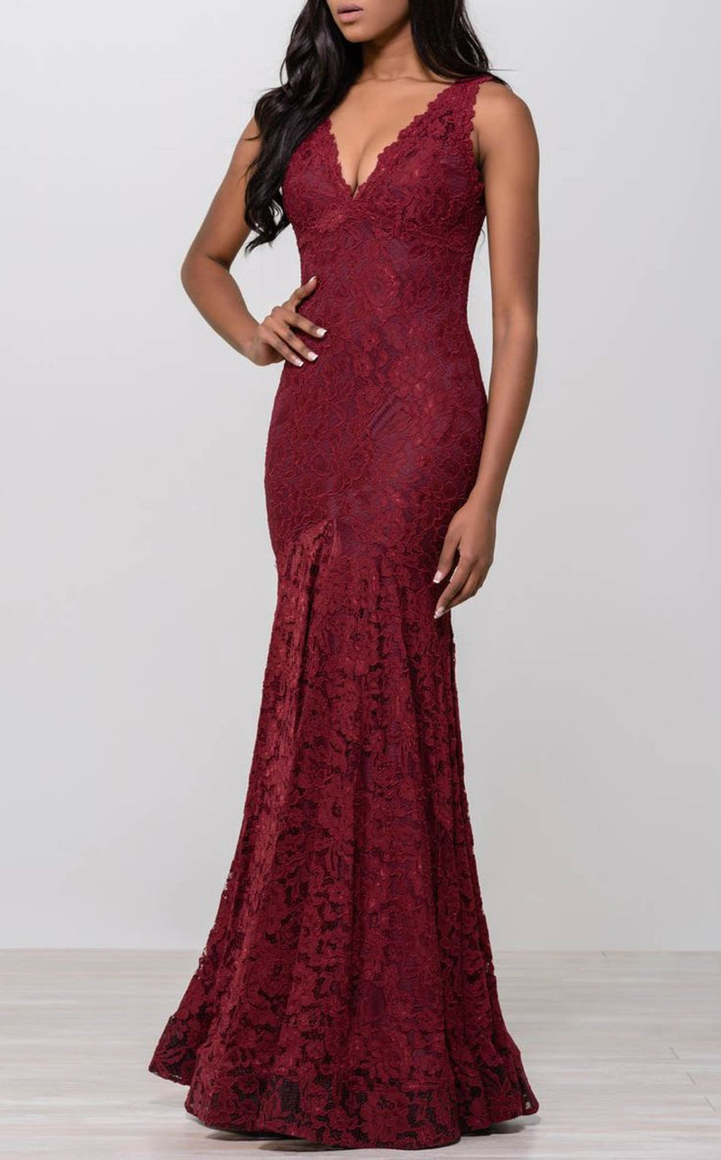 Jovani 33050BG Burgundy