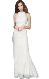 Jovani 3363 Off White/Nude