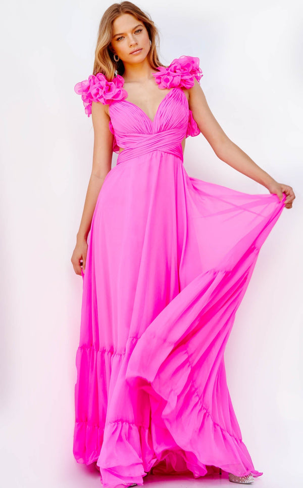 Jovani 23322 Hot Pink