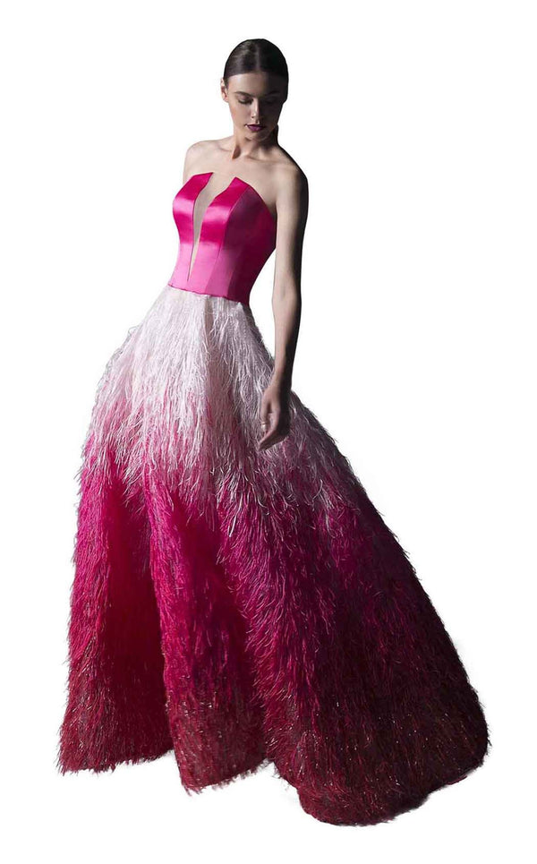 Edward Arsouni Couture SS0340 Fuchsia