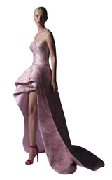 Edward Arsouni Couture SS0343 Fuchsia/Gold