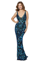 Primavera Couture 3445 Black/Blue