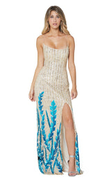 Primavera Couture 3455 Nude-Peacock