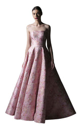 Edward Arsouni Couture SS0345 Fuchsia/Gold