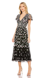 Mac Duggal 35104 Black Multi