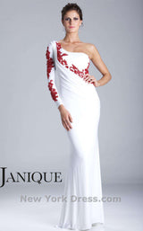 Janique K6040 Ivory/Red