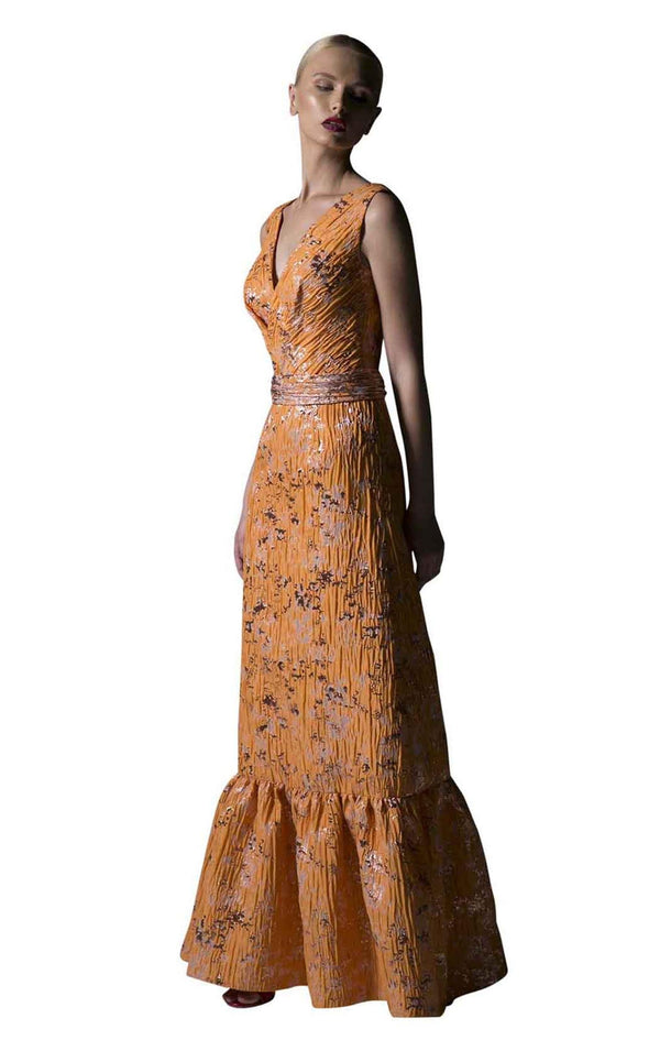 Edward Arsouni Couture SS0359 Orange