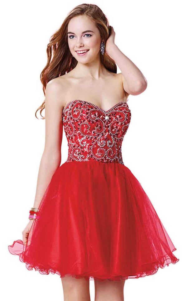 Alyce 3650 Red/Nude