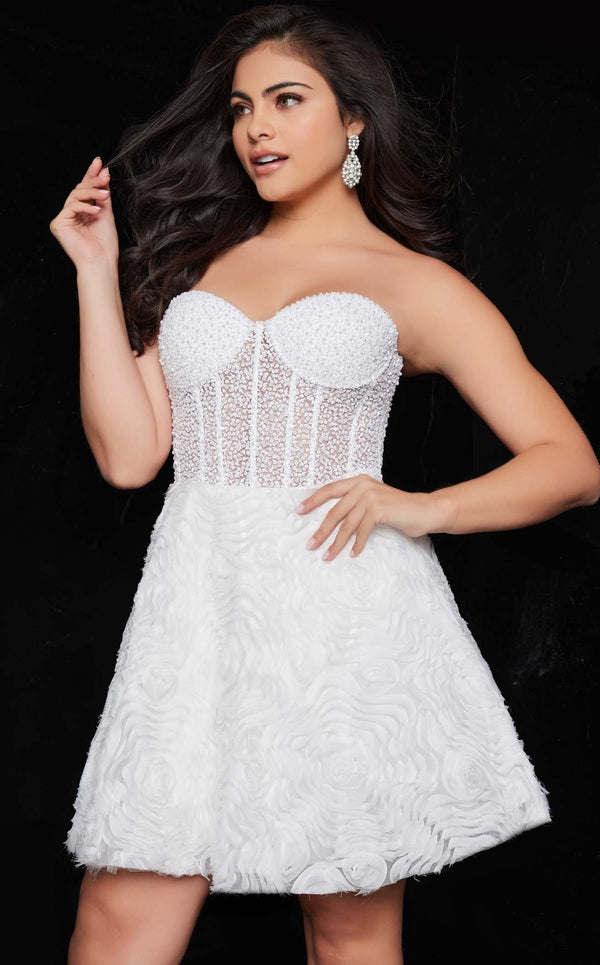 Jovani 36578 Dress White