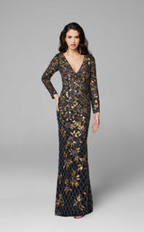 Primavera Couture 3671 Black Multi