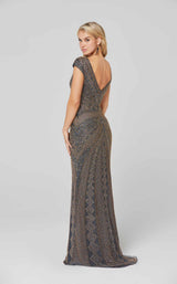 Primavera Couture 3674 Charcoal-Gold