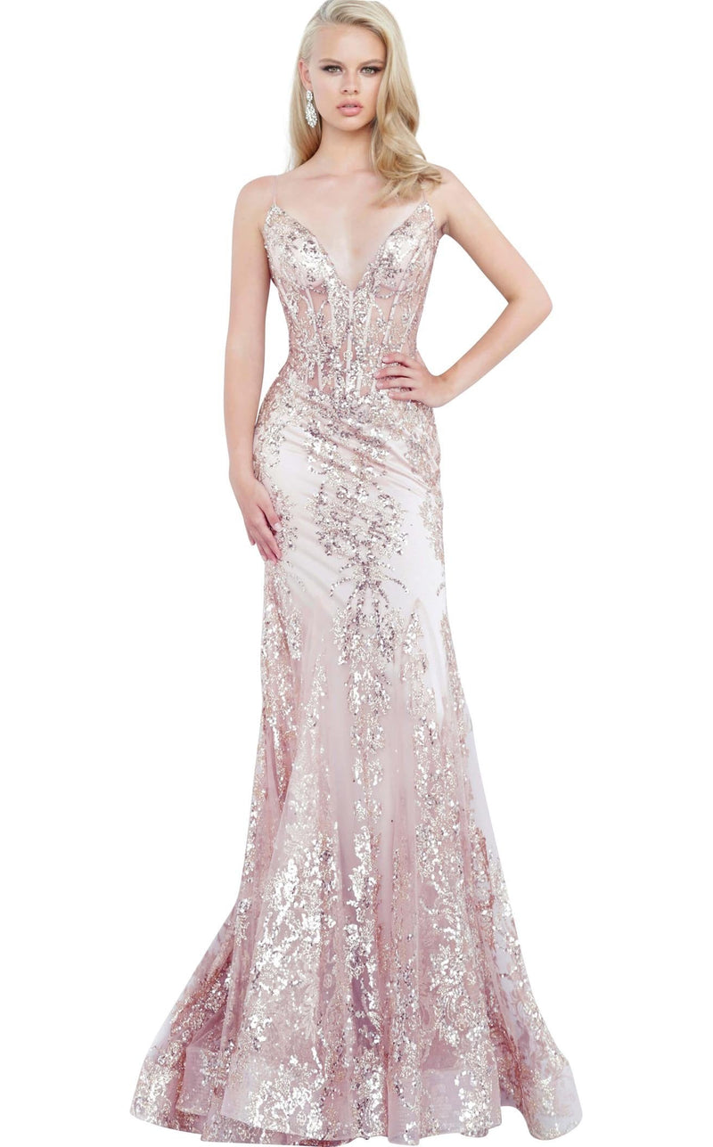 Jovani 3675 Rose Gold