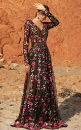 Primavera Couture 3691 Black Multi