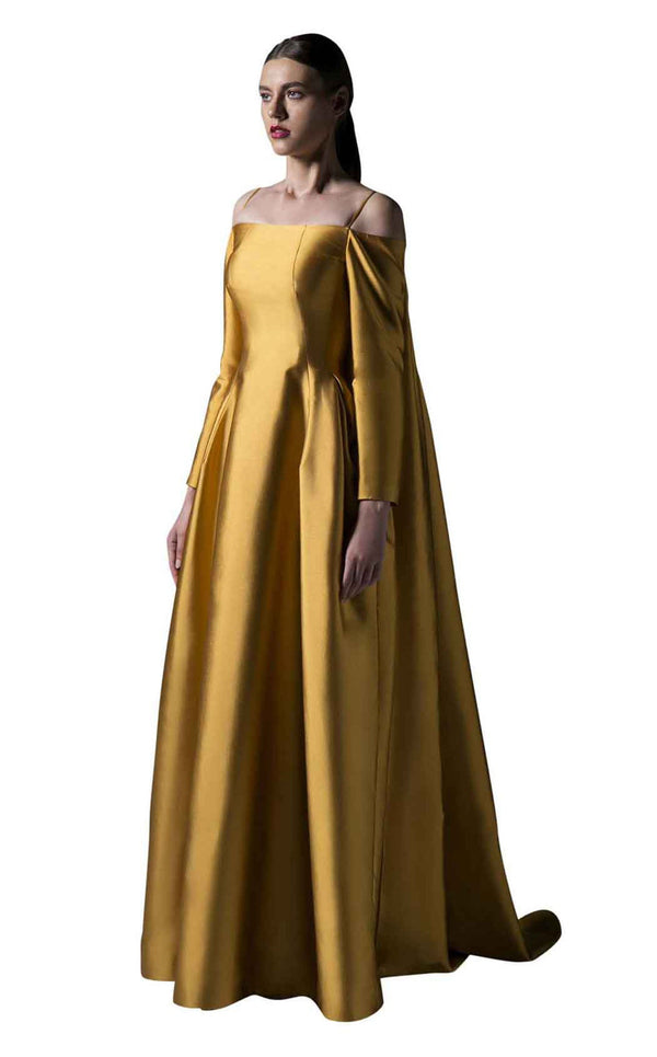 Edward Arsouni Couture SS0372 Ecru-Gold