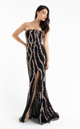 Primavera Couture 3782 Black Multi