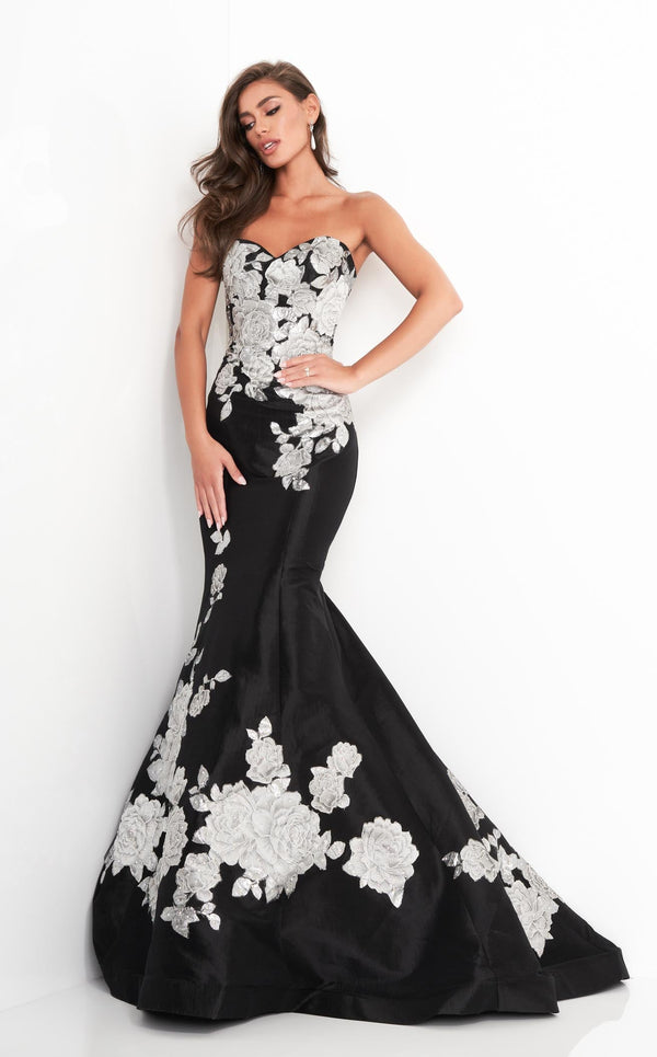 Jovani 3917 Black/Silver