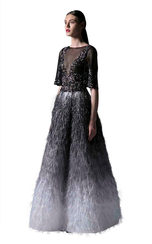 Edward Arsouni Couture SS0393 Black/Silver