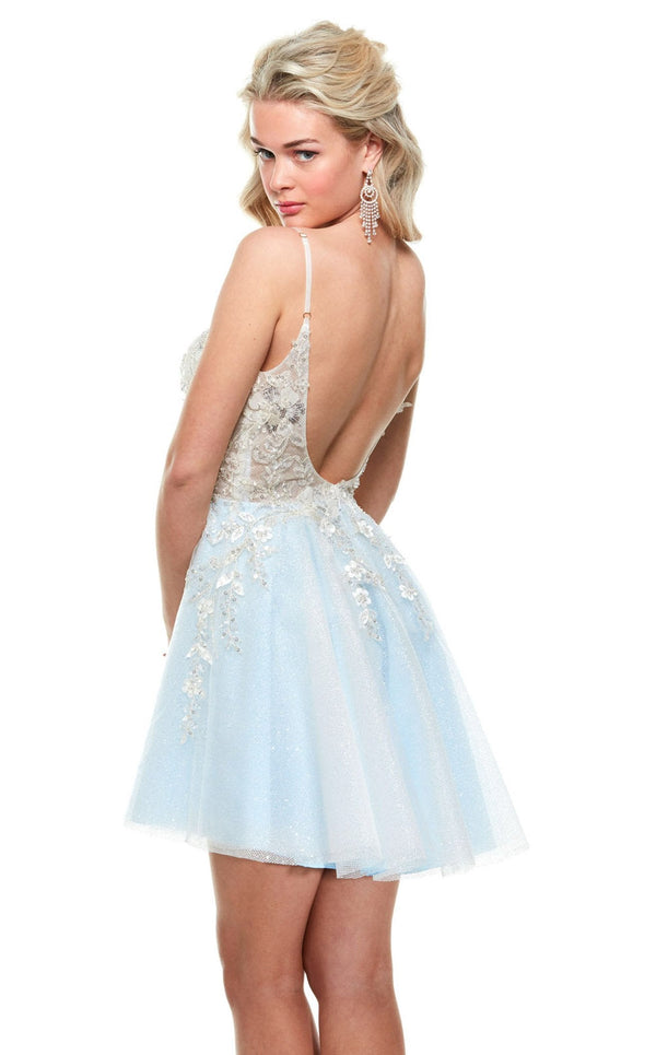 Alyce 3946 Ivory-Glacier-Blue