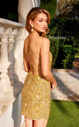 Primavera Couture 4001 Dress Gold