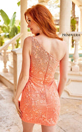 Primavera Couture 4043 Dress Coral