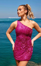 Primavera Couture 4055 Dress --Fushia