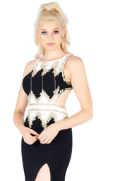 Mac Duggal 40626L Black/White