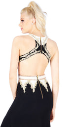 Mac Duggal 40626L Black/White