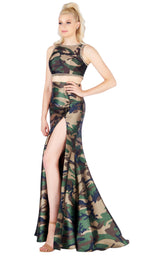 Mac Duggal 40814L Camo