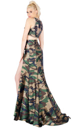 Mac Duggal 40814L Camo