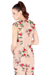 Mac Duggal 40857N Black-Rose