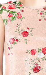Mac Duggal 40857N Black-Rose