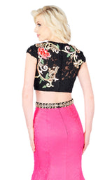 Cassandra Stone 40904A Hot Pink/Black