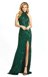 Mac Duggal 4112D Bottle-Green